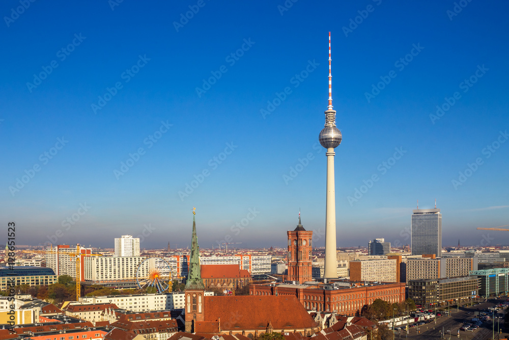 Fototapeta premium Berlin, Fernsehturm,