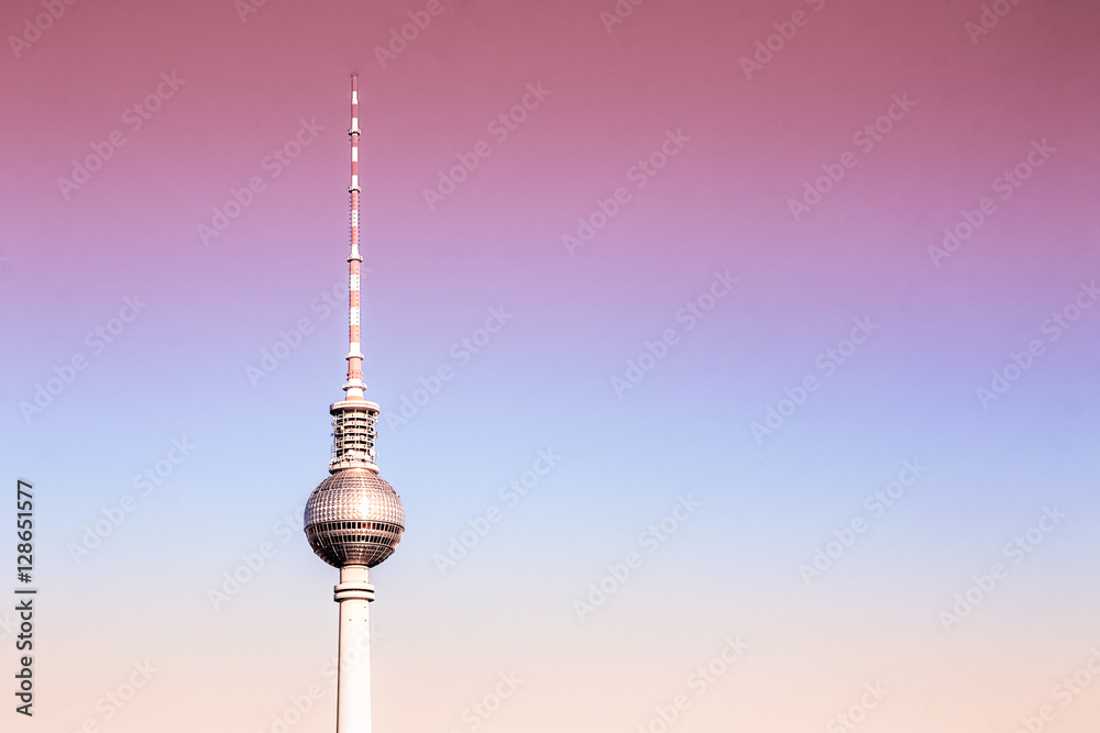 Naklejka premium Wieża telewizyjna w Berlinie