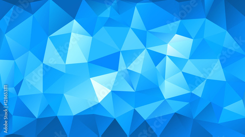 Blue triangular abstract background. Trendy  illustration. 