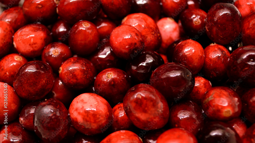 Cranberries close-up Cranberries close-up