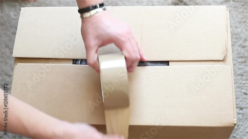 packing boxes and moving house