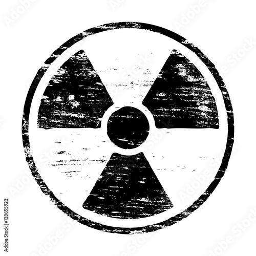 Grungy Radiation Symbol