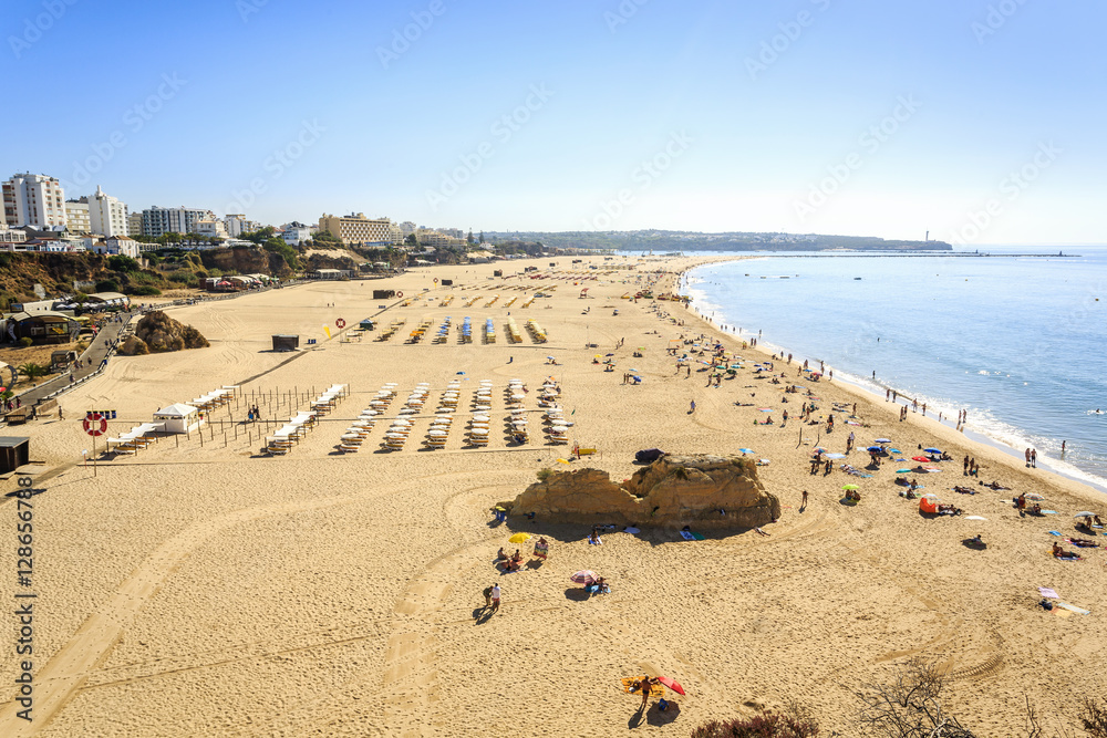 Praia da Rocha in Portimao, Portugal
