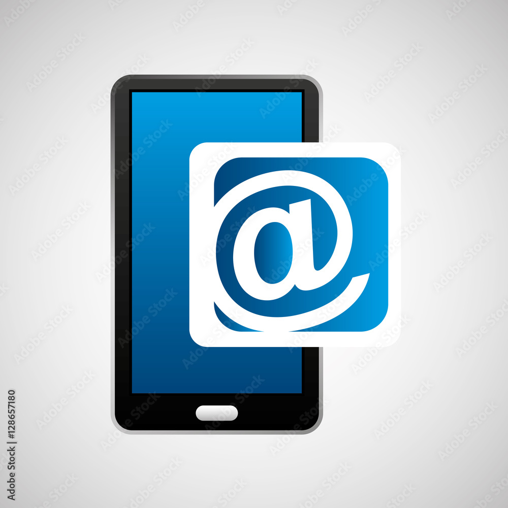 mobile phone icon mail social media vector illustration eps 10 mobile phone icon mail social media vector illustration eps 10