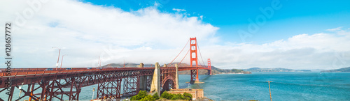 Panoramic view of Golden Gate bridge © Gabriele Maltinti