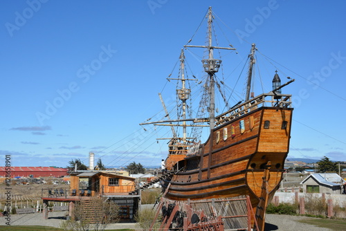 Replica Columbus ship in Chile