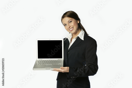 Businesswoman with Laptop