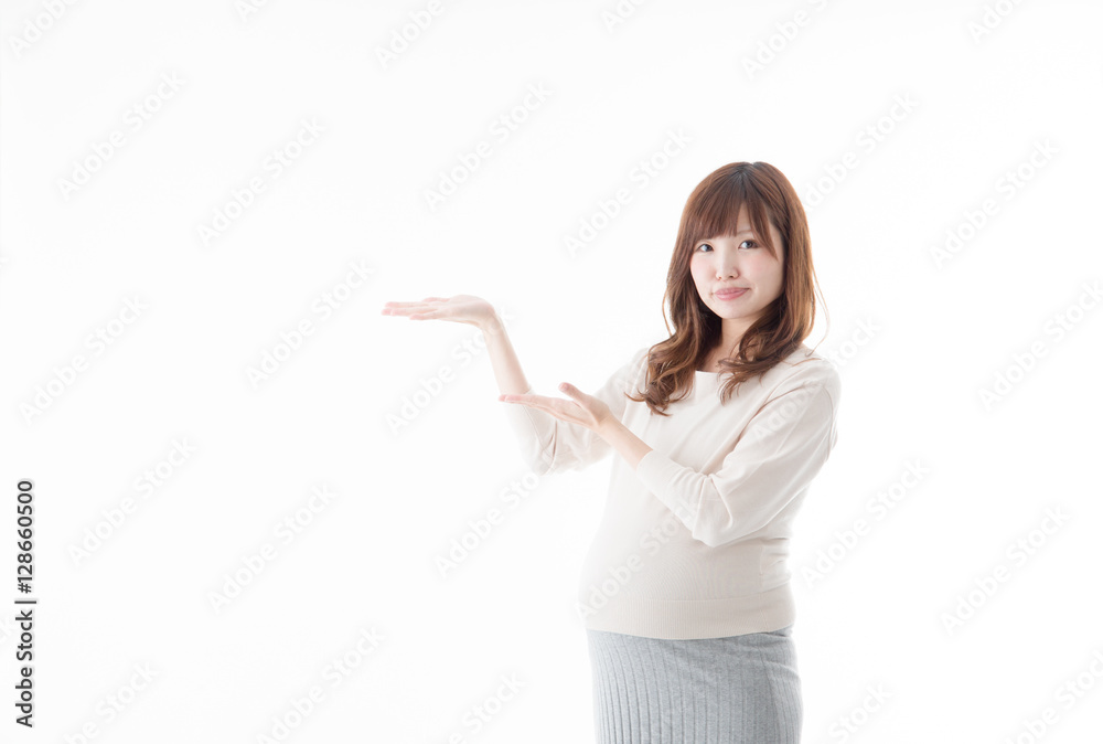 妊婦・白バック 妊婦・白バック