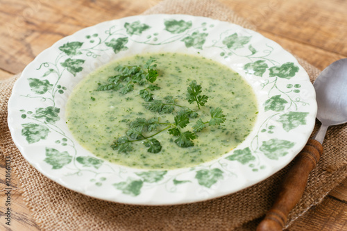 German Potato and Chervil Soup