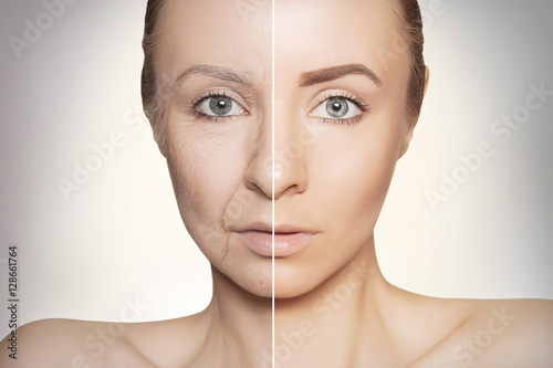 revitalization concept face before and after