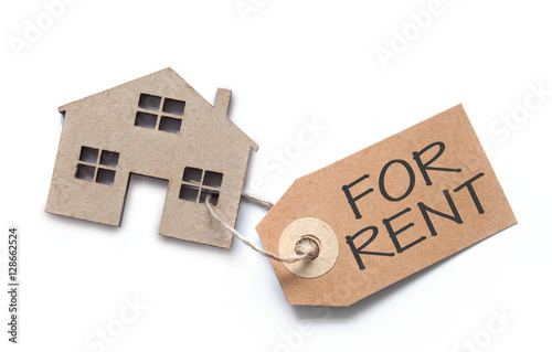 House shape with rental label