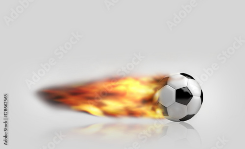 football soccer 3d render b...