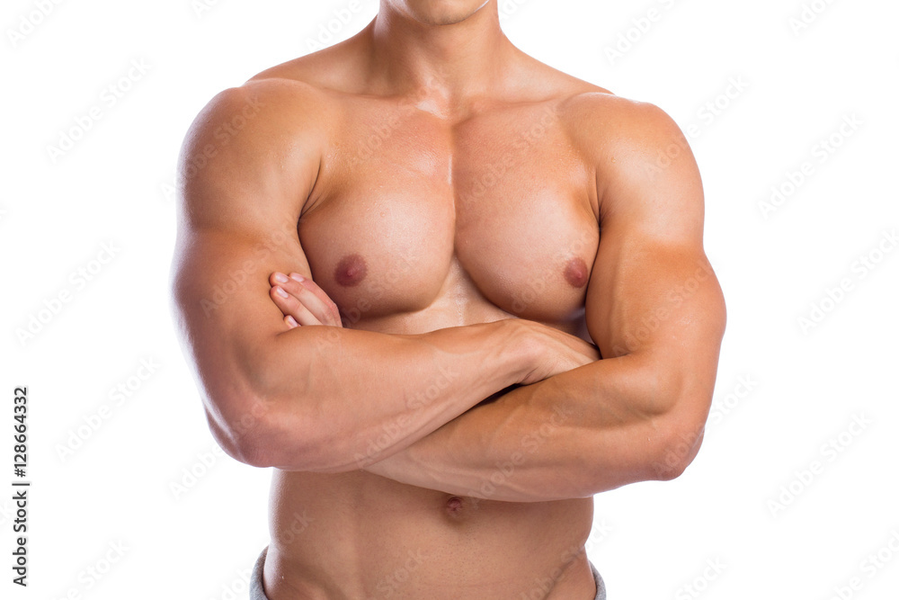 Bodybuilder Bodybuilding Muskeln Body Building Mann Oberkörper Bodybuilder Bodybuilding Muskeln Body Building Mann Oberkörper