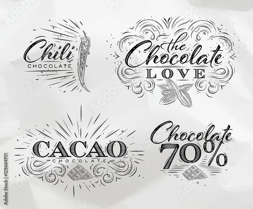 Chocolate labels collection