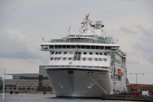 Cruise ship at the waterfront Langelinie in Copenhagen, Denmark Scandinavia © ClaraNila
