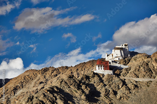 Namgyal Tsemo gompa and fort. Leh, Ladakh,