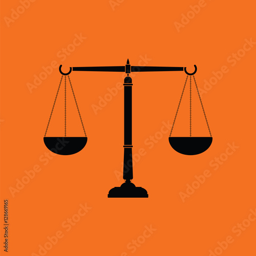 Justice scale icon