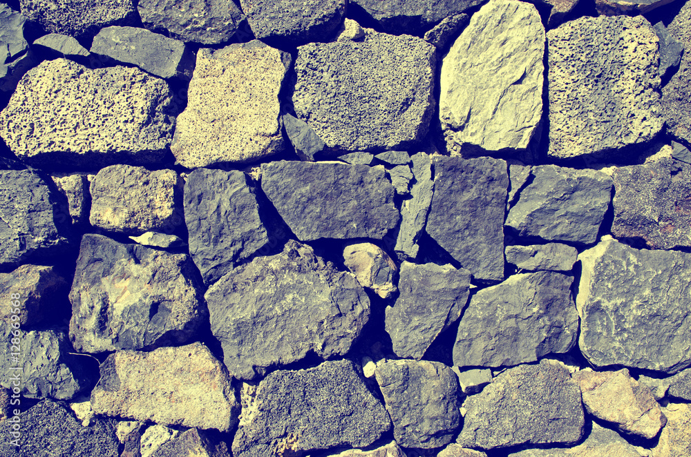 Close up of old stone wall texture. Architecture vintage brick background.  Instagram filter look. Stock Photo | Adobe Stock