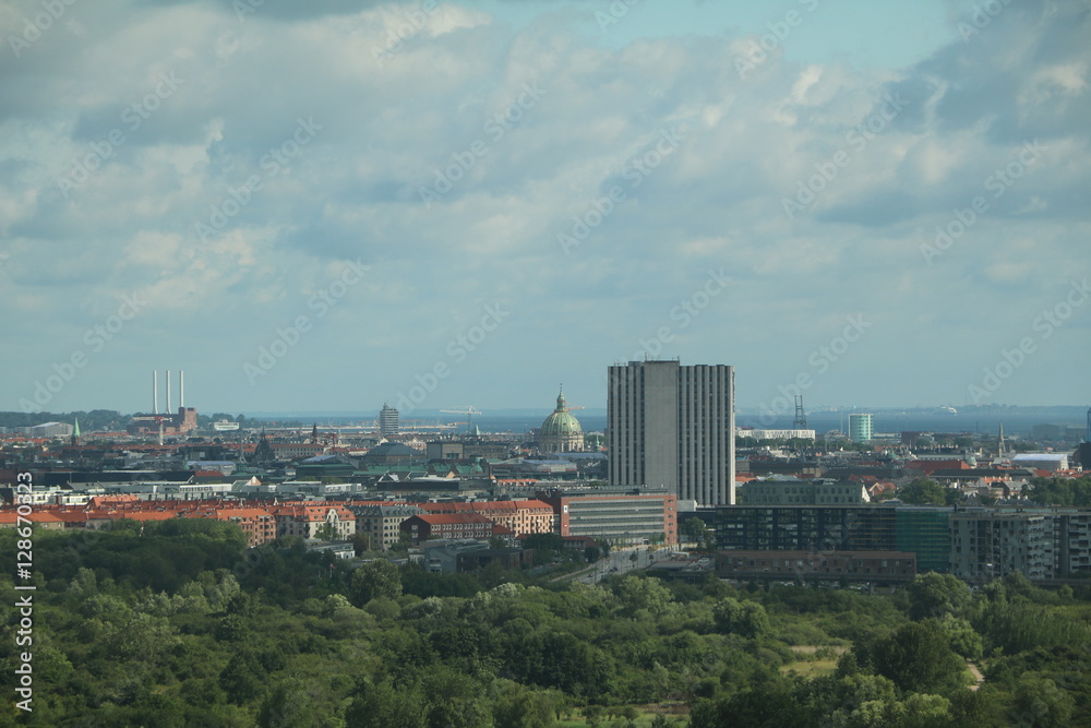 Obraz premium View to Copenhagen, Denmark Scandinavia