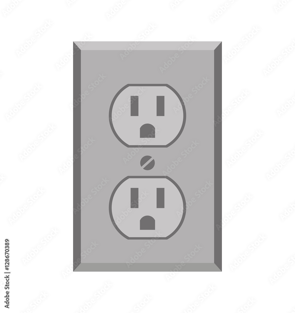 socket energy isolated icon vector illustration design socket energy isolated icon vector illustration design
