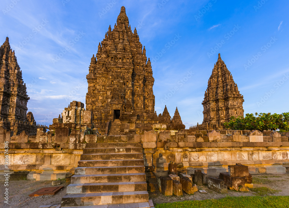 Prambanan temple near Yogyakarta on Java island - Indonesia Prambanan temple near Yogyakarta on Java island - Indonesia