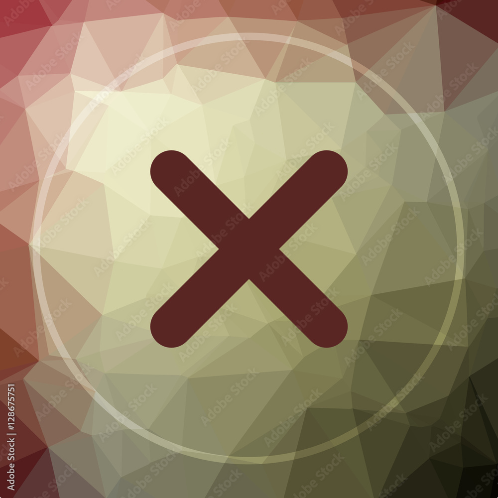 Obraz premium X close icon