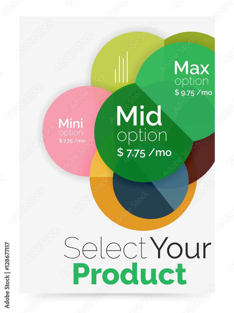 Business flyer circle abstract background Business flyer circle abstract background