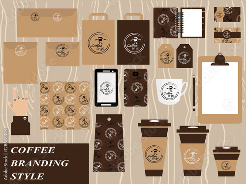 Coffee to go  branding style