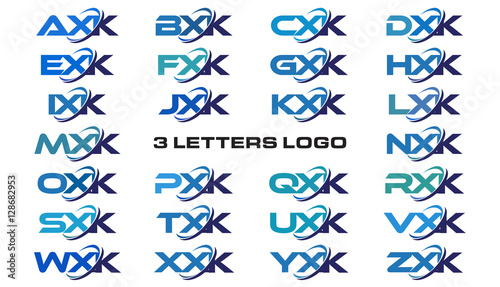 3 letters modern generic swoosh logo  AXK  BXK  CXK  DXK  EXK  FXK  GXK  HXK  IXK  JXK  KXK  LXK  MXK  NXK  OXK  PXK  QXK  RXK  SXK  TXK  UXK  VXK  WXK  XXK  YXK  ZXK