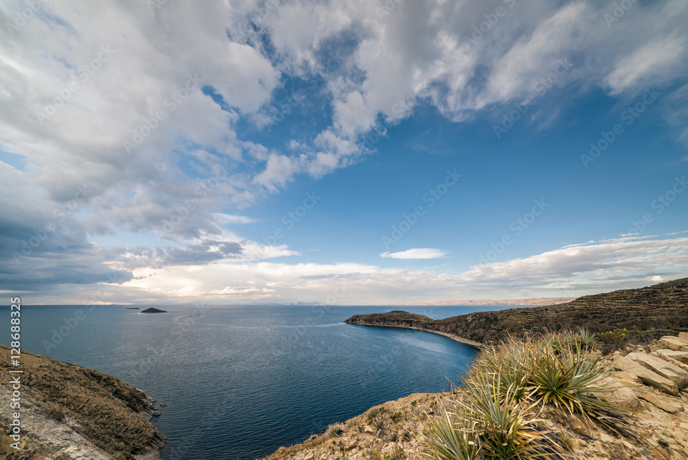 Isla del Sol, Titicaca Lake, Bolivia, part north of the island - Comunidad Challapampa