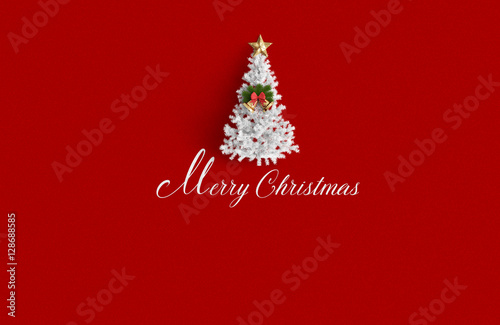 Merry christmas  on color background
