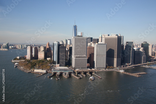 Manhatten helicopter view