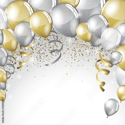 Festive Balloons background