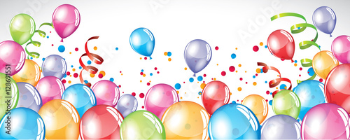 Festive Balloons background