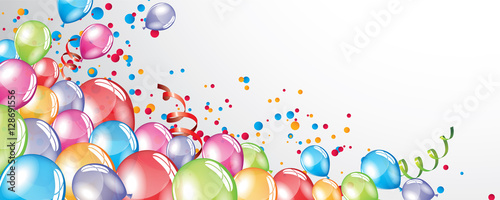 Festive Balloons background