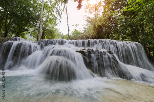 Tadklangsi waterfall; at luangprabang , Lao