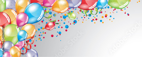 Festive Balloons background
