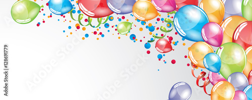 Festive Balloons background