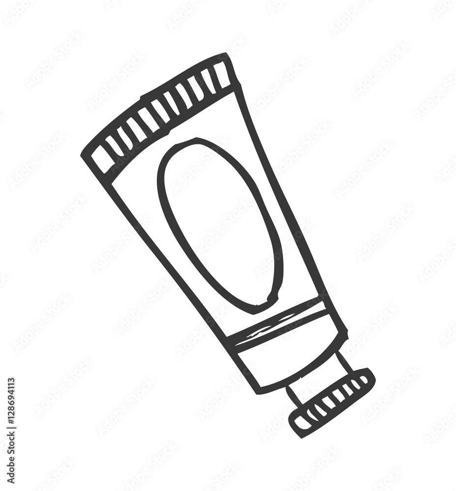 paint tube isolated icon vector illustration design paint tube isolated icon vector illustration design