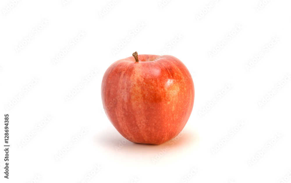 Fresh red apple on a white background Fresh red apple on a white background