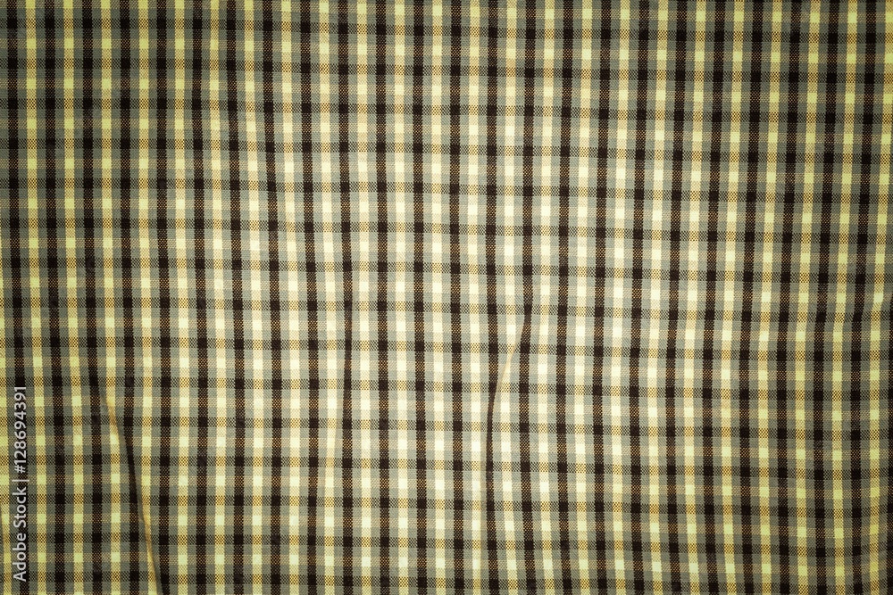 Checkered material background Checkered material background