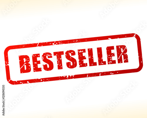 bestseller stamp on white background
