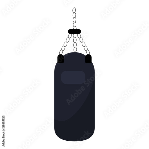 punching bag training gym icon vector illustration eps 10 © Jemastock