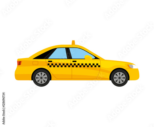 taxi service public isolated vector illustration design © Gstudio