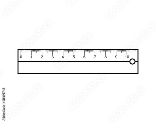 rule school supply icon vector illustration design