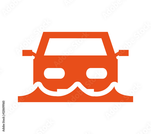 car insurance service isolated icon vector illustration design