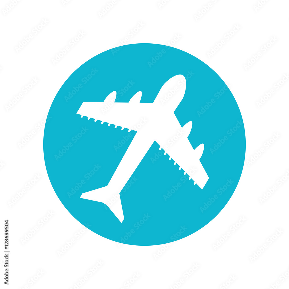 airplane silhouette isolated icon vector illustration design airplane silhouette isolated icon vector illustration design