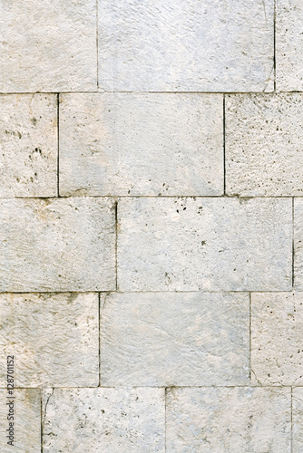 Wallpaper Mural Grey wall with stone tiles, background, texture Torontodigital.ca