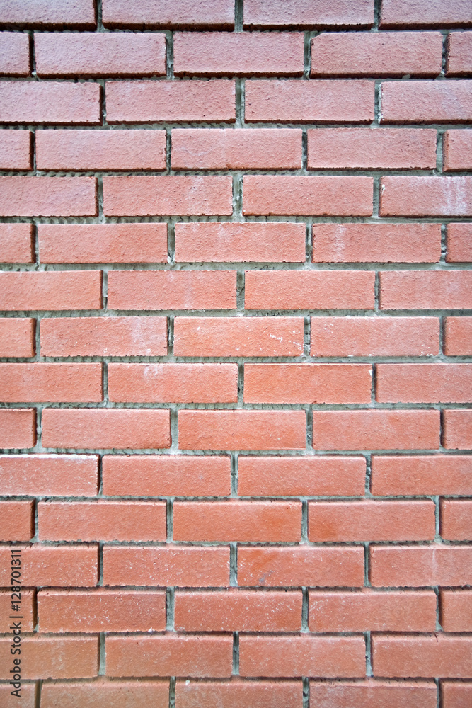 Obraz premium Wall of red bricks, background, texture