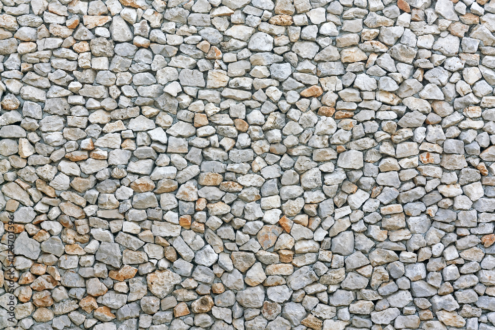 Gray and brown wall with stone masonry, background, texture Gray and brown wall with stone masonry, background, texture